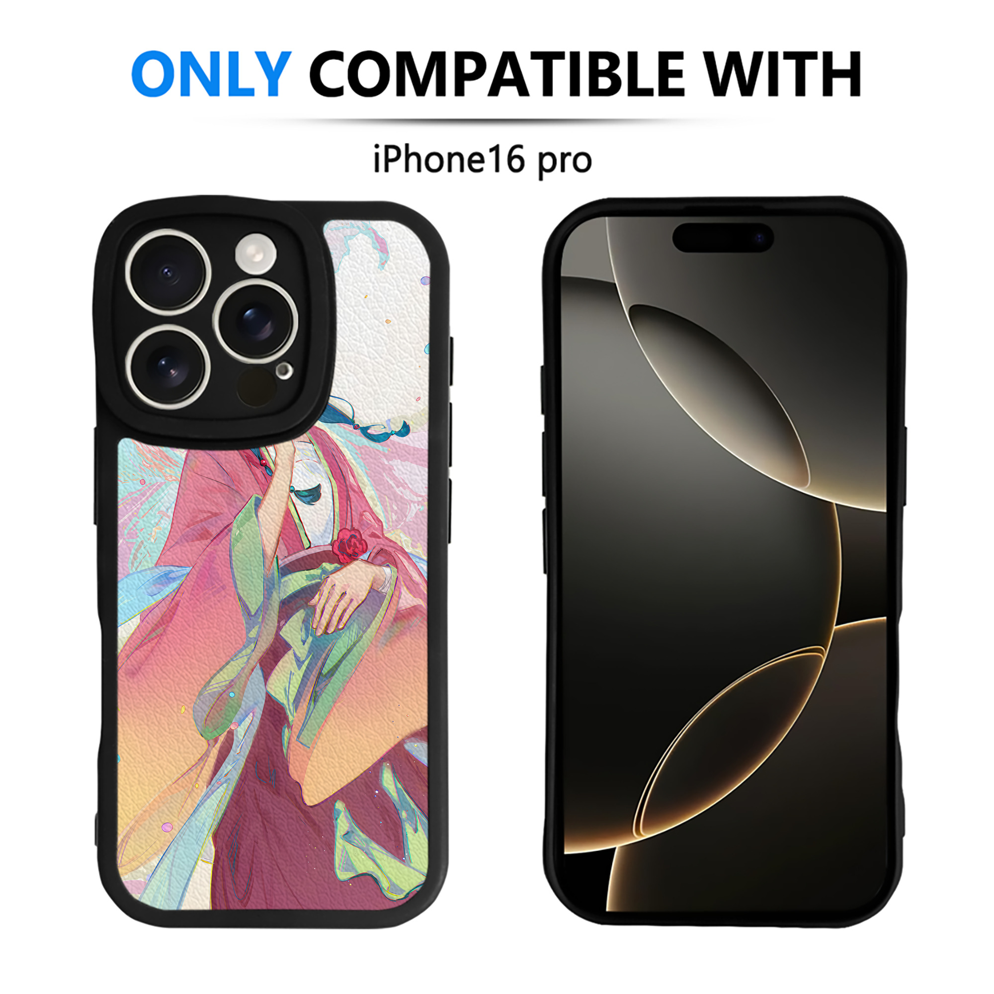 （画像用） 薬屋のひとりごと The Apothecary Diaries 【iPhone 16シリーズ対応】シリコンスマホケース（レザー調） 材質：シリコン